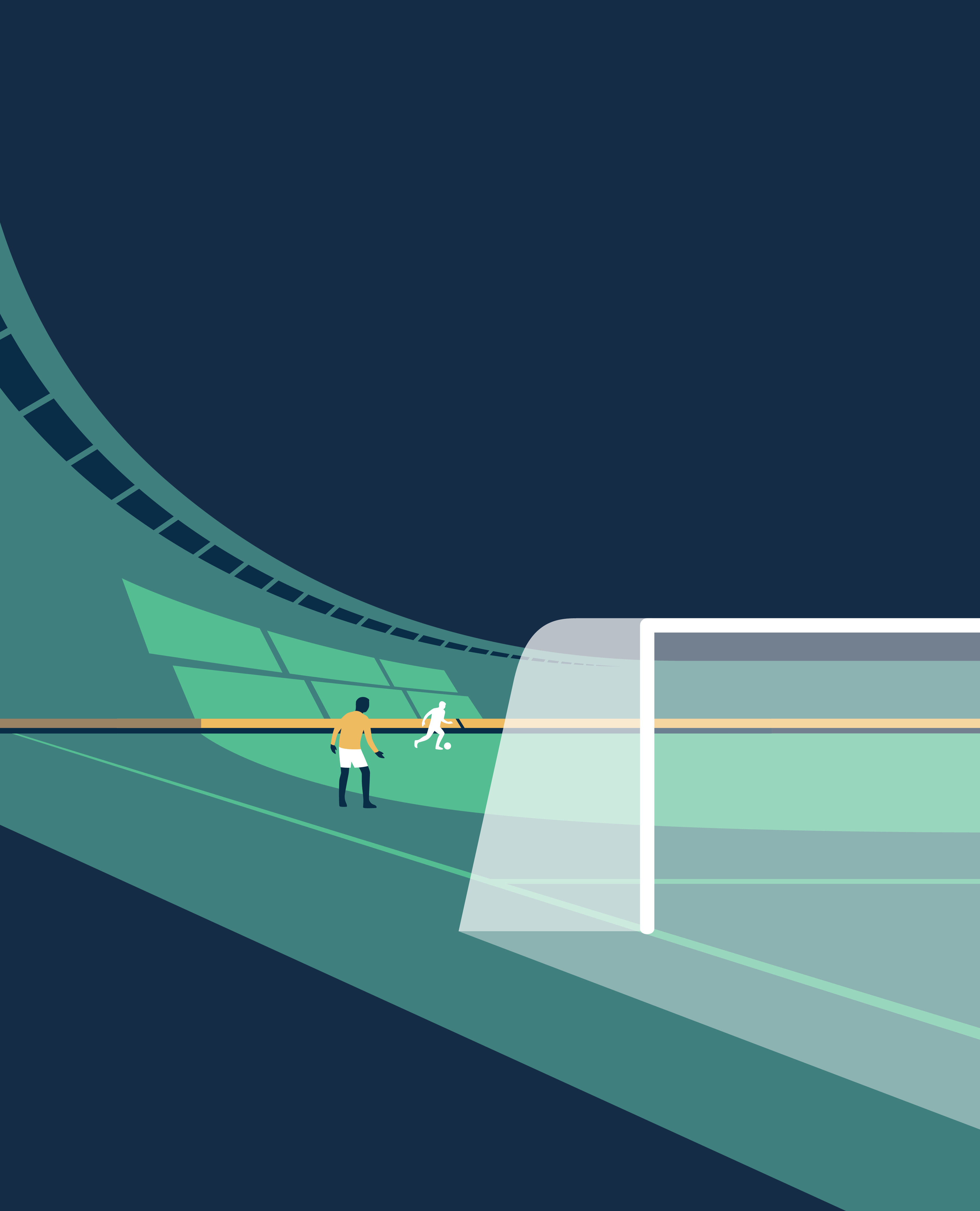 Football game illustration