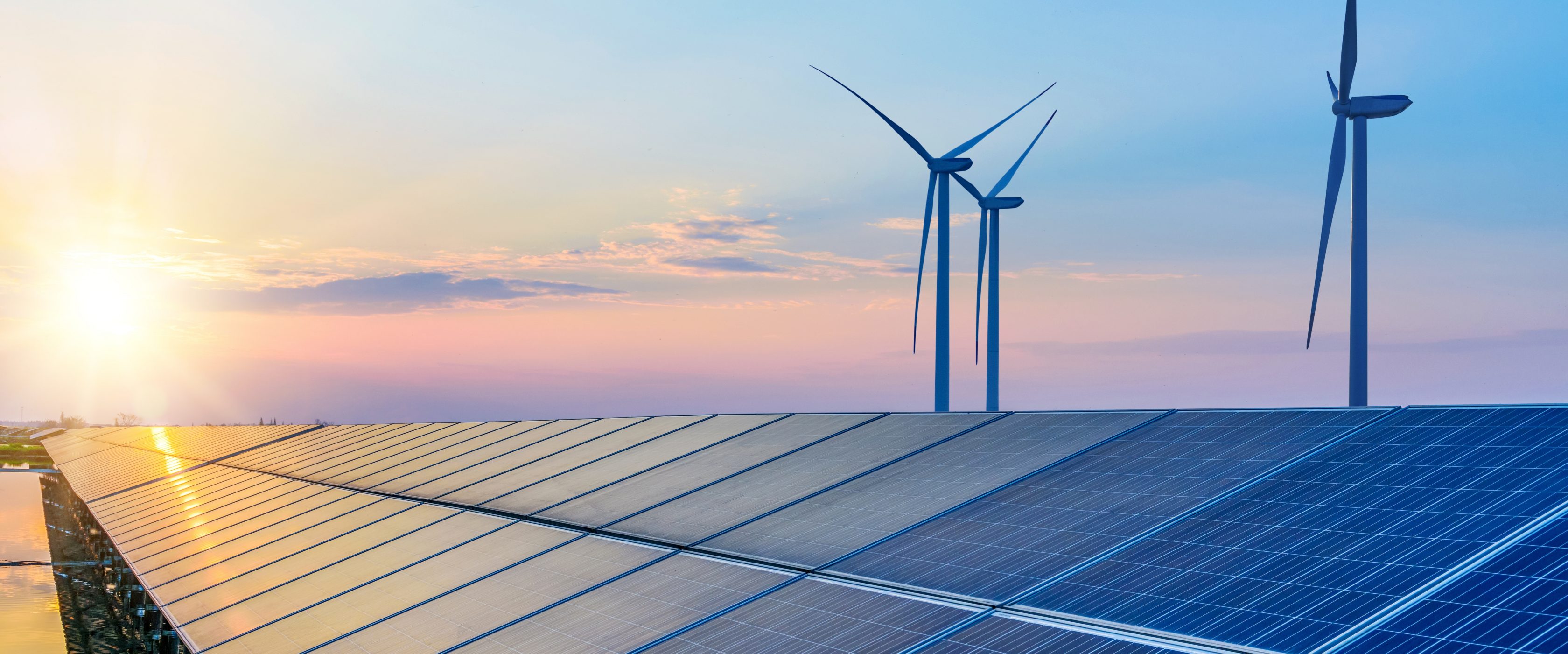 Solar energy and wind farm