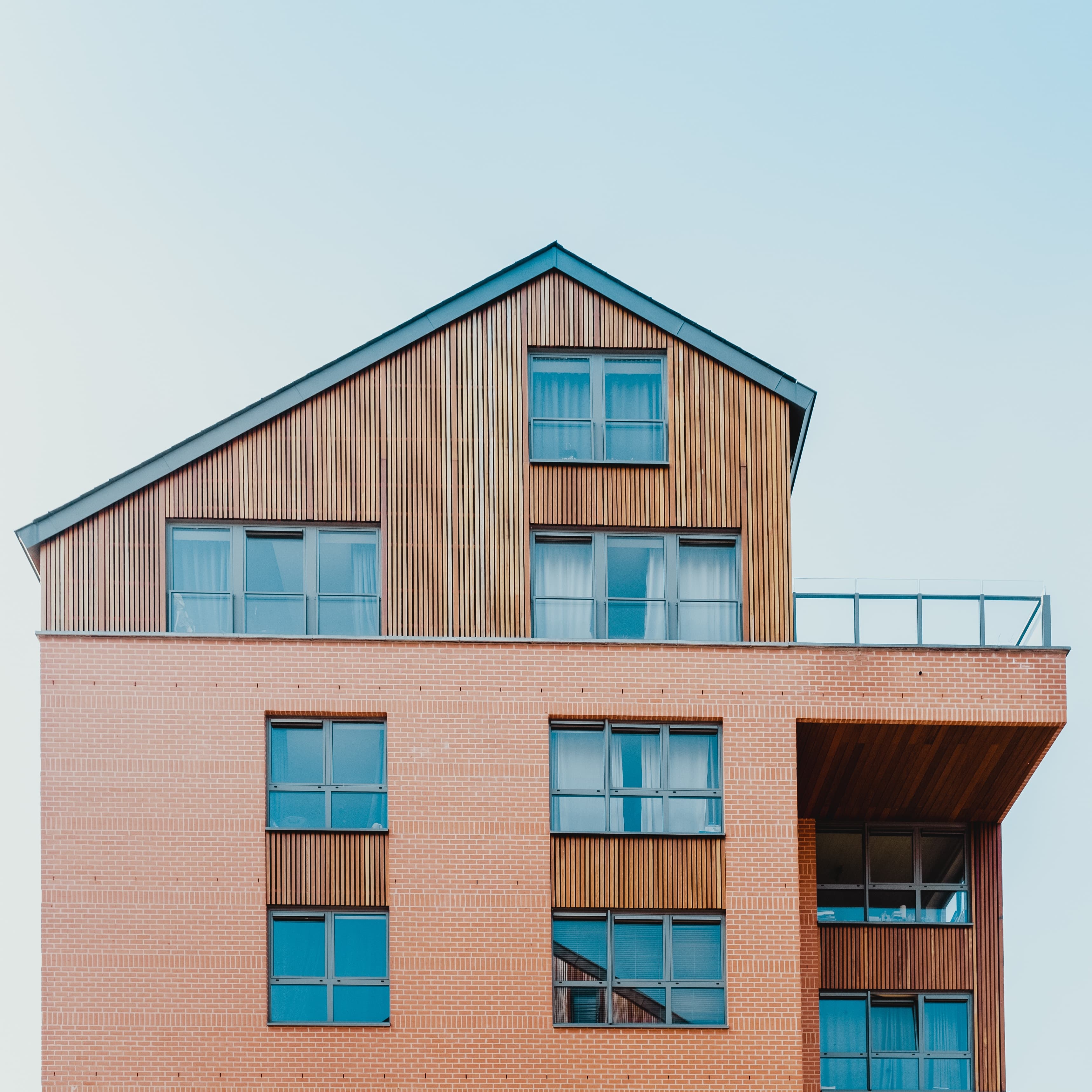 Exterior shot of affordable housing