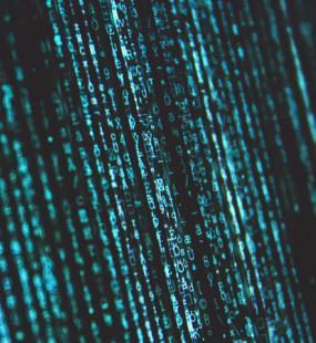 green computer code