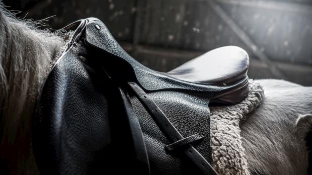 a horses saddle on a horse personal accident