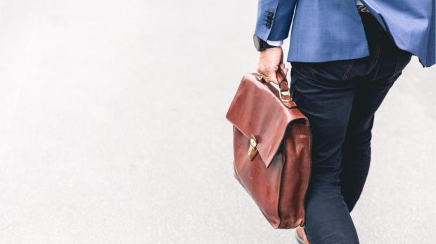 business person with a briefcase 